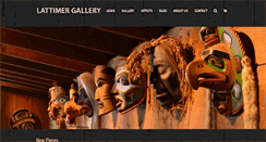 Desktop Screenshot of lattimergallery.com