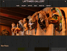 Tablet Screenshot of lattimergallery.com